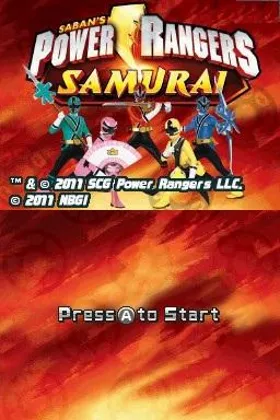 Power Rangers - Samurai (USA) (En,Fr,Es) screen shot title